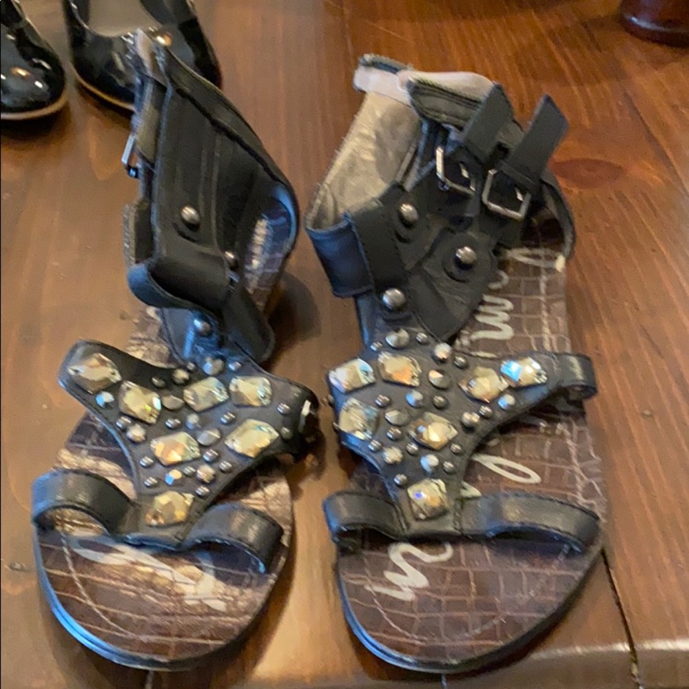 Sam Edelman gladiator rhinestone sandals